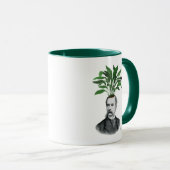 Aspidistra Head Pflanzen Head Tasse (VorderseiteRechts)