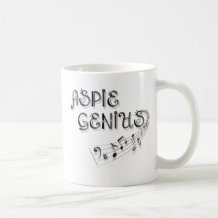 Aspie Genie - Musik Kaffeetasse
