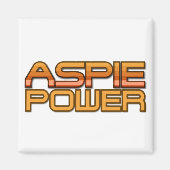Aspie Power Magnet (Vorne)