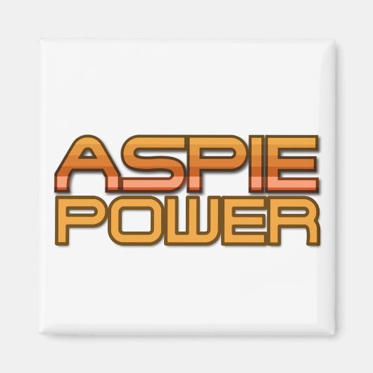 Aspie Power Magnet (Vorne)