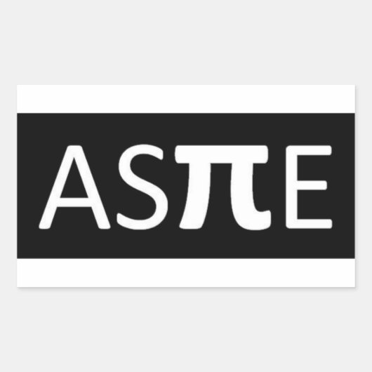 Aspie Rechteckiger Aufkleber (Vorderseite)