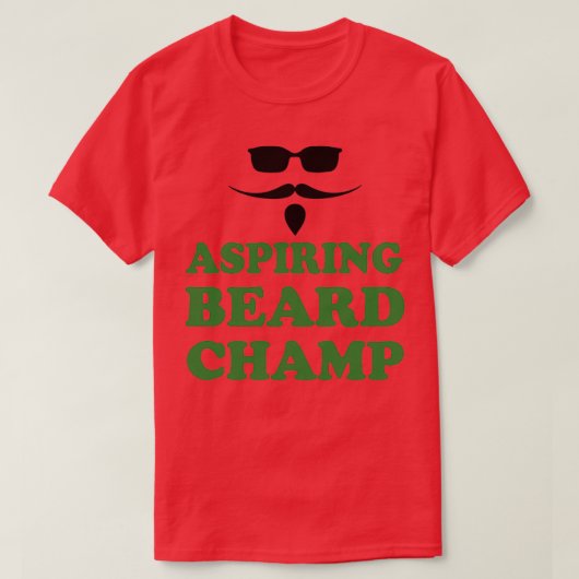 Aspiration Beard Champ T-Shirt (Design vorne)