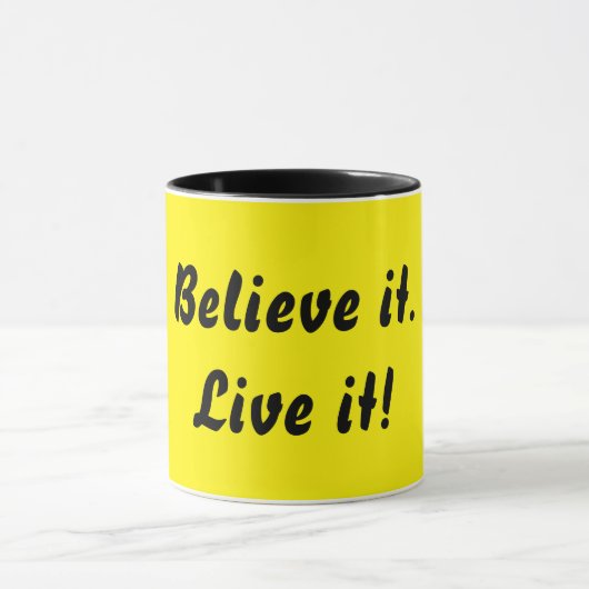 Aspirational Kaffee-Tasse Tasse (Zentrum)