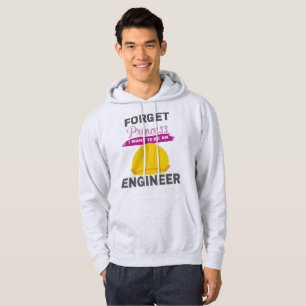 Aspirationelle Mädchen vergessen Prinzessin, die i Hoodie
