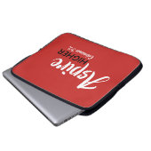 ASPIRE HIGHER Inspiration Christliche Schrift Laptopschutzhülle (Vorne Knopf)