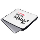 ASPIRE HIGHER Inspiration Christliche Schrift Laptopschutzhülle (Vorne Knopf)