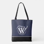 ASPIRE HIGHER Inspirational Christlich NAVY Tasche (Rückseite)