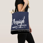 ASPIRE HIGHER Inspirational Christlich NAVY Tasche (Von Nahem)