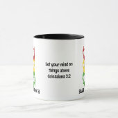 ASPIRE HIGHER INSPIRIER Black History Month Tasse (Zentrum)