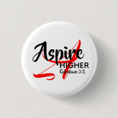 ASPIRE HIGHER Inspiriert Monogramm Christlich Button (Vorderseite)