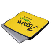 ASPIRE HÖHER Gelb Inspiration Christlich Laptopschutzhülle (Vorne Knopf)