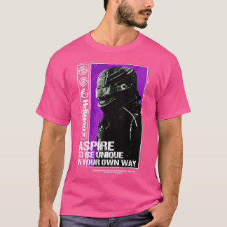 Aspire Motivierend F1-Treiberentwurf T-Shirt