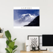 Aspire - Mt Aspiring Poster (Heimbüro)