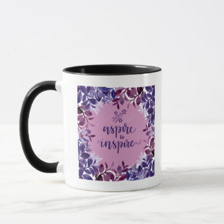 Aspire to Inspirier Lila Color Tasse