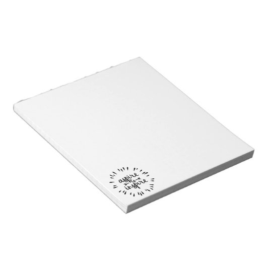Aspire to Inspirier Notepad Notizblock (angewinkelt)