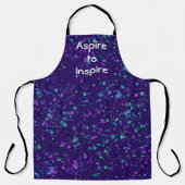 Aspire to Inspirier - Paint Spritzer Schürze (Vorderseite)