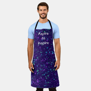 Aspire to Inspirier - Paint Spritzer Schürze
