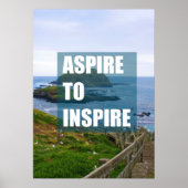 Aspire to inspirier poster (Vorne)