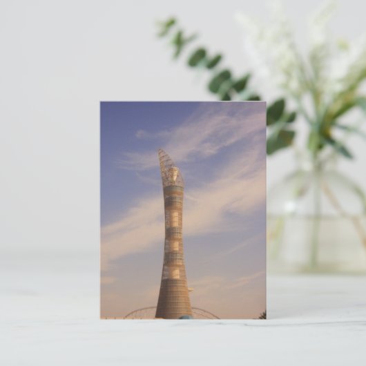 Aspire Tower Postkarte (Stehend Vorderseite)