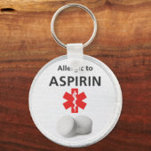 Aspirin Allergy Schlüsselanhänger (Vorderseite)