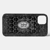 Aspley Shadow Monogram Case-Mate iPhone Hülle (Rückseite (Horizontal))