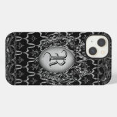 Aspley Shadow Monogram iPhone Hülle (Rückseite (Horizontal))