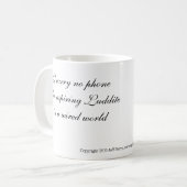 Aspring Ludditehaiku-Tasse Kaffeetasse (Vorderseite Links)