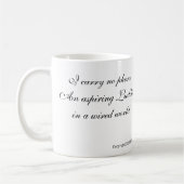 Aspring Ludditehaiku-Tasse Kaffeetasse (Links)