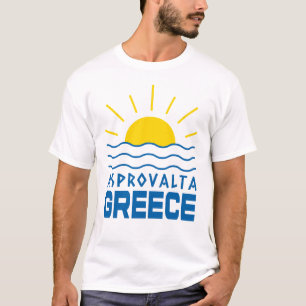 Asprovalta Griechenland Sunshine and Sea Men's Whi T-Shirt