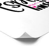 Asre To Insre Sitive Motivational Gift Tee Poster (Ecke)