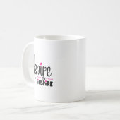 Asre To Insre Sitive Motivational Gift Tee Tank To Kaffeetasse (Vorderseite Links)