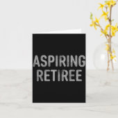 Asring Retiree Distressed Shirt - Funny Retirement Karte (Gelbe Blume)