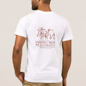 ASS den T - Shirt der roten Logomänner (Rückseite)