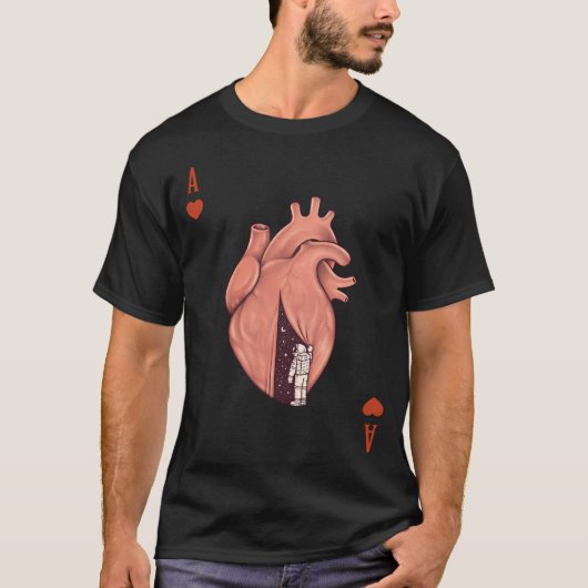 Ass der Raumfahrt T-Shirt (Vorderseite)