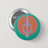 Ass der Schwerter Button (Vorne & Hinten)