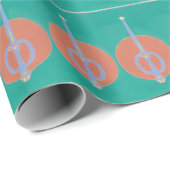 Ass der Schwerter Geschenkpapier (Rolleneckpunkt)