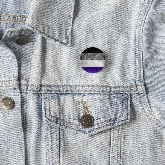 Ass in Space- Ace-Pride-Flag/ Asexual/ Space Button (Beispiel)