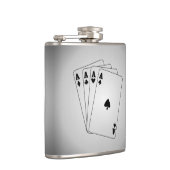 Ass Pokerblatt Flachmann (Rechts)