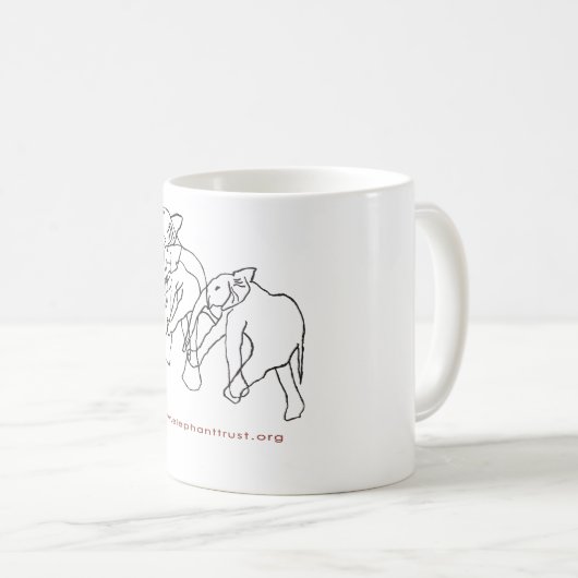 ASS schwarze Logo-Tasse Kaffeetasse (VorderseiteRechts)