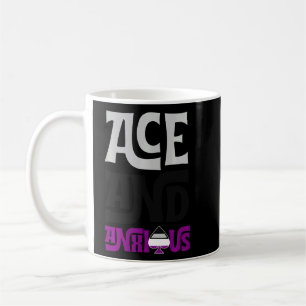 Ass und ängstliche asexuelle Flag Gear Funny Ace Kaffeetasse
