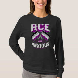 Ass und ängstliche Niedliche asexuelle Stolperflag T-Shirt