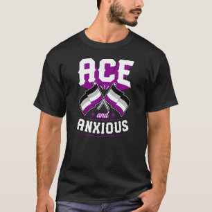 Ass und ängstliche Niedliche asexuelle Stolperflag T-Shirt