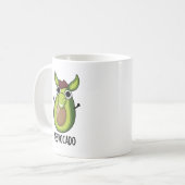 Ass-vocado Funny Avocado Pun Kaffeetasse (Vorderseite Links)