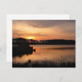 Assafrau Sunset Postcard Postkarte (Vorne/Hinten)