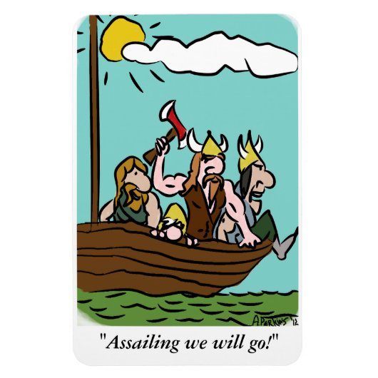 "Assailing wir gehen!" Magnet (Vertikal)