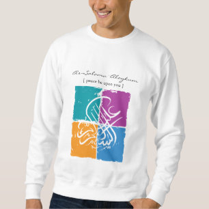 Assalamu 'alaikum - arabische Kalligraphie Kunst Sweatshirt