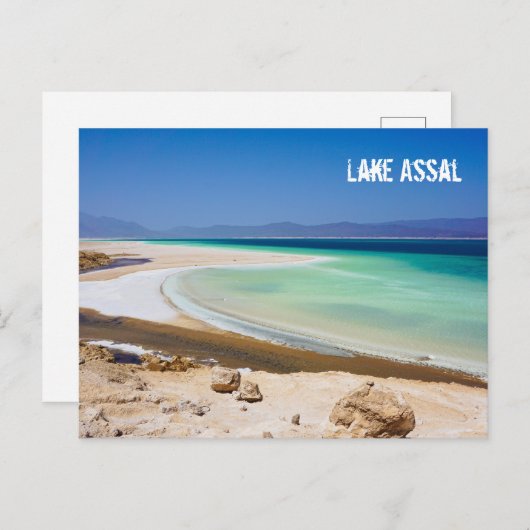Assalsee | Dschibuti Postkarte (Vorne/Hinten)