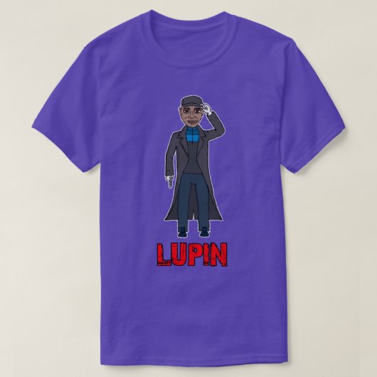Assane Diop Lupin T-Shirt (Design vorne)
