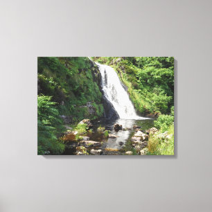 Assaranca Waterfall, Irland Leinwanddruck