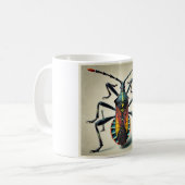 Assassin Bug 080824IREF201 - Watercolor Kaffeetasse (Vorderseite Links)